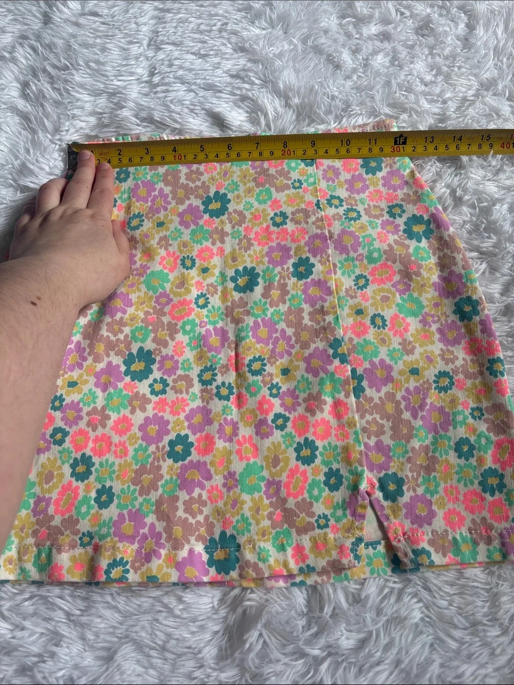Wild Fable Floral Mini Denim Skirt Size 00